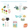 RaZbaby RaZbuddy RaZberry Teether/Pacifier Holder w/Removable Baby Teether Toy - 0M+ - Bpa Free (Sloth)