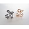 Generic Tiny small dark silver or rose gold butterfly metal hair claw clip (Primary color: Rose gold)