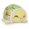 TeeTurtle - The Original Reversible Turtle Plushie - Strawberries + Flowers - Cute Sensory Fidget Stuffed Animals That Show Your Mood
