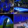 JMEXSUSS 120 LED Solar Rope Lights,39.4ft 8 Modes Solar Rope Lights Outdoor Waterproof, Outdoor Solar Fairy Lights for Garden,Fence,Patio,Pool,Deck,Halloween(Blue)