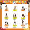 9 PCS Pug Honeycomb Centerpieces Table Decorations Pug Table Centerpieces for Pug Dog Party Supplies Birthday Party Decorations