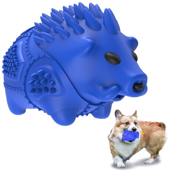 Helboar Dog Toys Dog Chew Toy Dog Squeaky Toy Interactive Squeaky Dog Toys with Milk Flavor, Durable Squeak Teething Toy for Small and Medium Dogs Aggressive Chewers