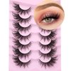Fox Eye Lashes Wispy Faux Mink Lashes Fluffy Fairy Cat Eye Lashes That Look Like Extensions Spiky Fake Eyelashes Natural Look