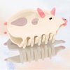 Hapdoo Pig Hair Clips, Cute Farm Animal Hair Claw Clip for Women Girls, Acetate Funny Western Farm Country Hair Accessories Gift