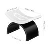 Beaupretty Nail Arm Rest,Manicure Hand Pillow U Shape Cushion Pillow Professional Nail Rest Cushion Table Desk Station Manicure Tool,Black