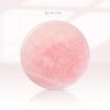 Beaupretty 1 Pc Eyelash Jade Stones Eyelash Extension Glue Pallet Holder Round Pallet Pad Resin Nail Art Plate Palette Makeup Palette (Pink)