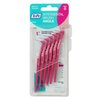 Tepe Angled 0.4mm Pink Interdental Brushes - 6 Count (Pack of 1)