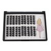 Bodermincer 100 Clusters/box Home Eyelash Extension Thick Segmented 3D Effect Glue Bonded Individual Eyelash Extension Eyelashes Bunches Professional Makeup False Eyelashes (10MM)