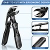 2024 Toenail Clippers for Thick Nails for Seniors, Popular Angled No Splash Self Collecting Fingernail with Catcher & 16mm Ultra Sharp Wide Jaw Nail Clippers for Men, Novelty Gifts for Men Women