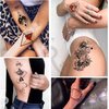 Yazhiji 32 Pieces/Lot Rich Tattoo Patterns Totem Flower Rose temporary tattoo stickers for women men boys girls sexy body art big arm tower drawing sunflower
