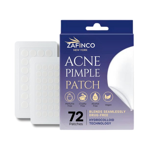 Pimple Patches-Hydrocolloid Acne Patches to fade acne & dark spots - High quality Clear invisible Patches for Skin Care-Covering Zits,Blemishes and Breakouts -Vegan,Cruelty Free- 3 Sizes,72 Count