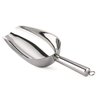 TeamFar Stainless Steel Ice Scoop, Small Metal Food Candy Scoop for Kitchen Bar Party Wedding - 6 Ounces