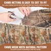 Camohute Camo Netting, Camouflage Netting, Quiet Mesh Sunshade, Fence Canopy Nets, See Through, Lightweight, Great for Concealment, Hunting, Shooting, Tree Stand, Car Cover, Photography, Decoration