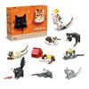 Animal Toys Cats 9 Packs Party Favors for Kids, Animals Building Blocks Sets, Ideal Building Kit Toys, Building Blocks for Christmas Birthday Gifts Crossing Age 7 8 9 10 Boy Girl or Adult 443 pcs