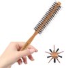 Small Round Brush Hair Curler,Mini Plastic Nylon Hair Brush, Light And Convenient,1.2 inch ，Volume,Styling,Curling & Curly,Wavy,Thick,or Thin Hair on Men & Women