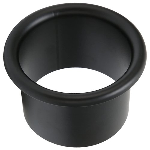 Hair Dryer Holder Insert, Firm and Proof, Stainless Steel Hair Dryer Stand for Bathroom Hotel Hairdressing Salon(Black)