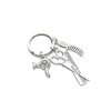 PHAETON 20PCS Hairdresser Hair Dryer Scissor Comb Charm Pendant Keychain Keyring,Perfect for Salon Owner or Hair Stylist Gift Jewelry Graduation Gift