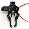 Swaytail Premium Metal Robot Mechanical Claw/Clamp Arm/Gripper with High Torque Servo, Robotics Part/Accessory Model for Arduino/Raspberry pi/Microbit to Clip/Carry, DIY AI ROS STEAM Education