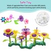 Byserten Gifts for 3-6 Year Old Girls Flower Garden Building Set 98 PCS Arts and Crafts for Girls 11 Colors Birthday Gifts Christmas