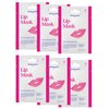 BioRepublic Skincare Moisturizing Lip Mask - Pucker Up Pout Perfecting Lip Mask - Smoothes & Conditions Lips - Pack of 6