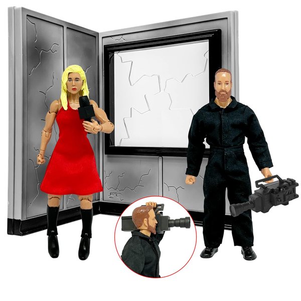 Backstage Interview Accessory Set for Wrestling Action Figures