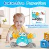 Crawling Crab Baby Toys 3.0, Upgraded Tummy Time Baby Toys 6-12 12-18 Month Toddler Valentines Day Gifts, Walking Dancing Crab with Music&Speed Control for 2 3 4 5 6 7 8 9 10+Boys Girls Birthday Gifts