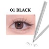 Jutqut 2PCS Double Tip Lower Eyelash Pencil, Natural Lower Eyelashes Liquid Pen, Waterproof Liquid Eyeliner 0.01 MM Double Tip Lower Lash Pen, Smudge proof, Long Wearing with Ultra-Fine Tip(Black)