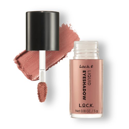 L.O.C.K. Color, it Liquid Eyeshadow [01 Dusty Pink] Long-lasting, Smudge-proof, and Vibrant Eye Makeup Net 0.18 oz. / 5 g