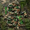 Xenorik Camouflage Plates And Napkins Party Supplies - Camo Camouflage Themed Party Decorations Tableware, Plate, Cup, Napkin, Fork, Hunting Army Military Theme Birthday Table Decorations | Serve 24