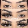 10 Pairs Fluffy Faux Mink Lashes Wispy Cat Eye False Eyelashes, Wispy Dramatic Lashes 20mm Long Lashes, Thick Volume Crossed Soft Curly Fake Lashes Lightweight Big Eye Lashes Pack(XZ09)