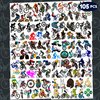 105 PCS Bike Temporary Tattoos Birthday Party Decorations Supplies Favors Black Bycicle Street Mountain Road Bike Sports Decor Stickers For Boys Girls Gift School Prizes Rewards