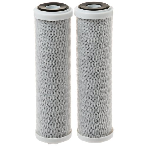 GE FX12P Under Sink Water Filter | Replacement for Reverse Osmosis System | NSF Certified: Reduces Sediment, Rust & Other Impurities from Water | Replace Every 6 Months for Best Results | 2 Filters