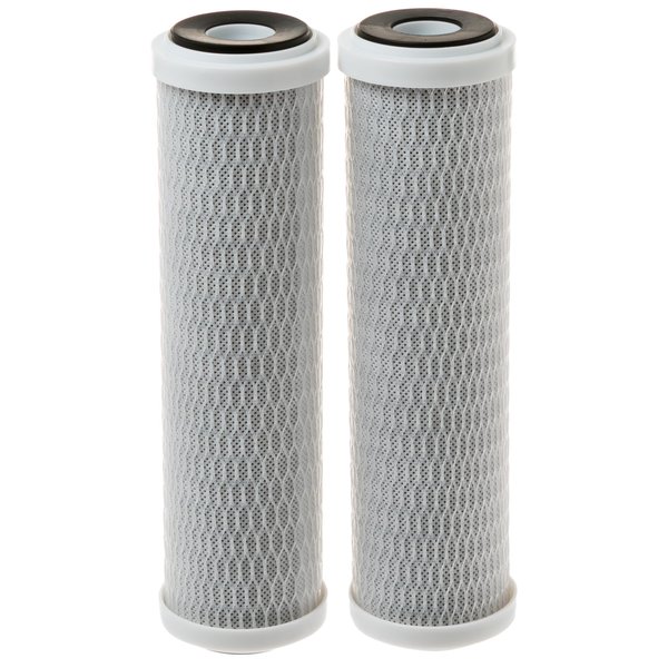 GE FX12P Under Sink Water Filter | Replacement for Reverse Osmosis System | NSF Certified: Reduces Sediment, Rust & Other Impurities from Water | Replace Every 6 Months for Best Results | 2 Filters