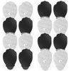 Easy@home 16 2"x3" Reusable Adhesive Electrode TENS Pads for TENS Electronic Pulse Massager in Hand Shape, 510K Cleared for Over The Counter (OTC) Use