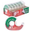 Little ELF Tape, 6 Rolls, 3/4 x 650 Inches, Clear, Transparent Tape for Office, Wrapping Paper, Christmas