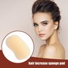 2Pcs Beige Charming Bump It Up Volume Inserts Hair Comb Do Beehive Hair Style Tool,Bun and Crown Shapers,Hair Pads Do Beehive Hair Base Styling Clip Accessories for Women Lady Girl,Hair Accessories