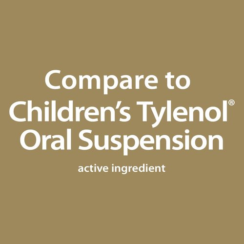 GoodSense Children's Pain Reliever Oral Suspension Liquid, Bubble Gum Flavor, Acetaminophen 160 mg per 5 mL, Effective, Safe Pain Reliever/Fever Reducer for Children Age 2-11 Years, 4 Ounces