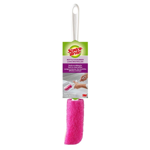 Scotch-Brite Water Bottle Scrubber, Safe On Glass, Plastic and Stainless Steel