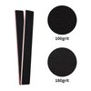 LNAUJS 5 Pack Nail File and Thin Buffer Block, Reusable Black Rectangle Shape Double Sided Manicure Tools with 100/180 Grit, Thin Sanding Buffing Grinding Plisher File