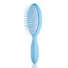 IZUTECH Pro Bunni Soft Wet/Dry Detangling Hair Round Paddle Brush for Women with Air Cushion (Blue)