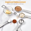 Measuring Spoons: U-Taste 18/8 Stainless Steel Measuring Spoons Set of 9 Piece: 1/16 TSP, 1/8 TSP, 1/4 TSP, 1/3 TSP, 1/2 TSP, 3/4 TSP, 1 TSP, 1/2 tbsp & 1 tbsp Dry and Liquid Ingredients