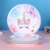 LIUGUSUN Unicorn Birthday Party Decorations Rainbow Unicorn Plates and Napkin Party Supplies for Girls Birthday Decor Afternoon Tea Pool Garden Party Baby Shower,Serves 24