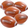 Jumbo Inflatable Football Toys for Kids (Pack of 12) 16-inch Beach Ball Blow Up Football Party Supplies, Football Birthday Party Decorations Football Party Favors Football Goodie Bags Stuffers