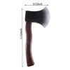 Hosfairy 1Pcs Foam Axe Prop Fake Axe Toy Halloween Hatchet Costume Accessory for Party Decorations Funny Horror Prop