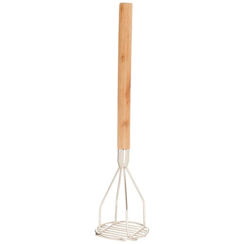 Winco Round Potato Masher, 4-Inch,Tan