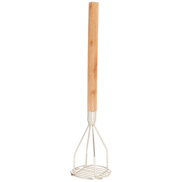 Winco Round Potato Masher, 4-Inch,Tan