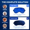 Cooling Eye Mask | Gel Eye Mask for Migraines, Dry Eyes, Puffiness, Dark Circles| Reusable Cold Eye Mask| Eye Ice Pack After Surgery| Bead Ice Face Cold Therapy Compress Sinus |Headaches|Sleep Mask