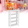 Taidda Miniature Furniture Model 4 Layers Shelf Display Rack 1:12 Doll House Accessory