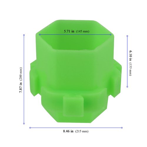 KEILEOHO 600 PCS Green Honeycomb Tattoo Ink Cups, Honeycomb Shape Pigment Holder Cups, Spliceable Tattoo Ink Cap Tattoo Accessories for Tattoo Artists and Beginners, 2.8 ml Capacity
