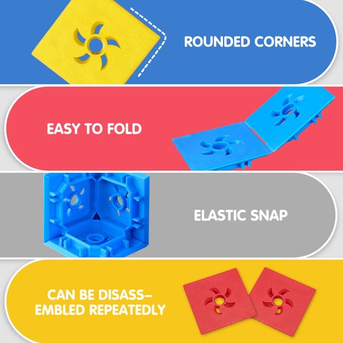 Playhiland Interlocking Building Sets (196pcs)